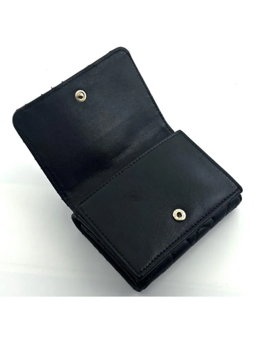 Chanel Wallet Camellia Stitch Trifold